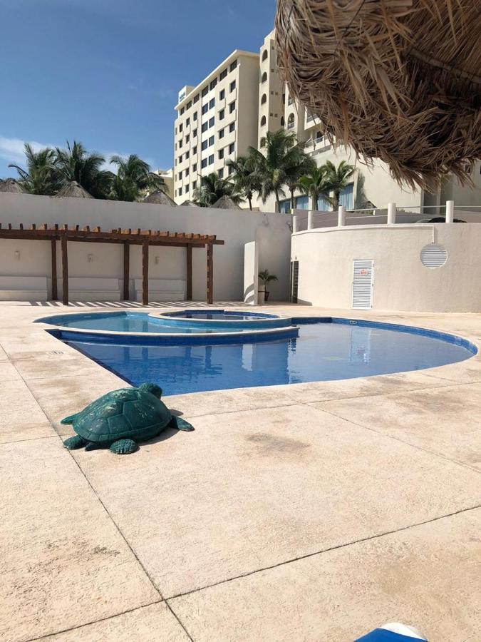 Amazing Caribbean Ocean View At Villas Marlin In Канкун Екстериор снимка