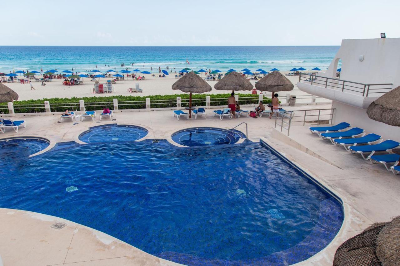 Amazing Caribbean Ocean View At Villas Marlin In Канкун Екстериор снимка