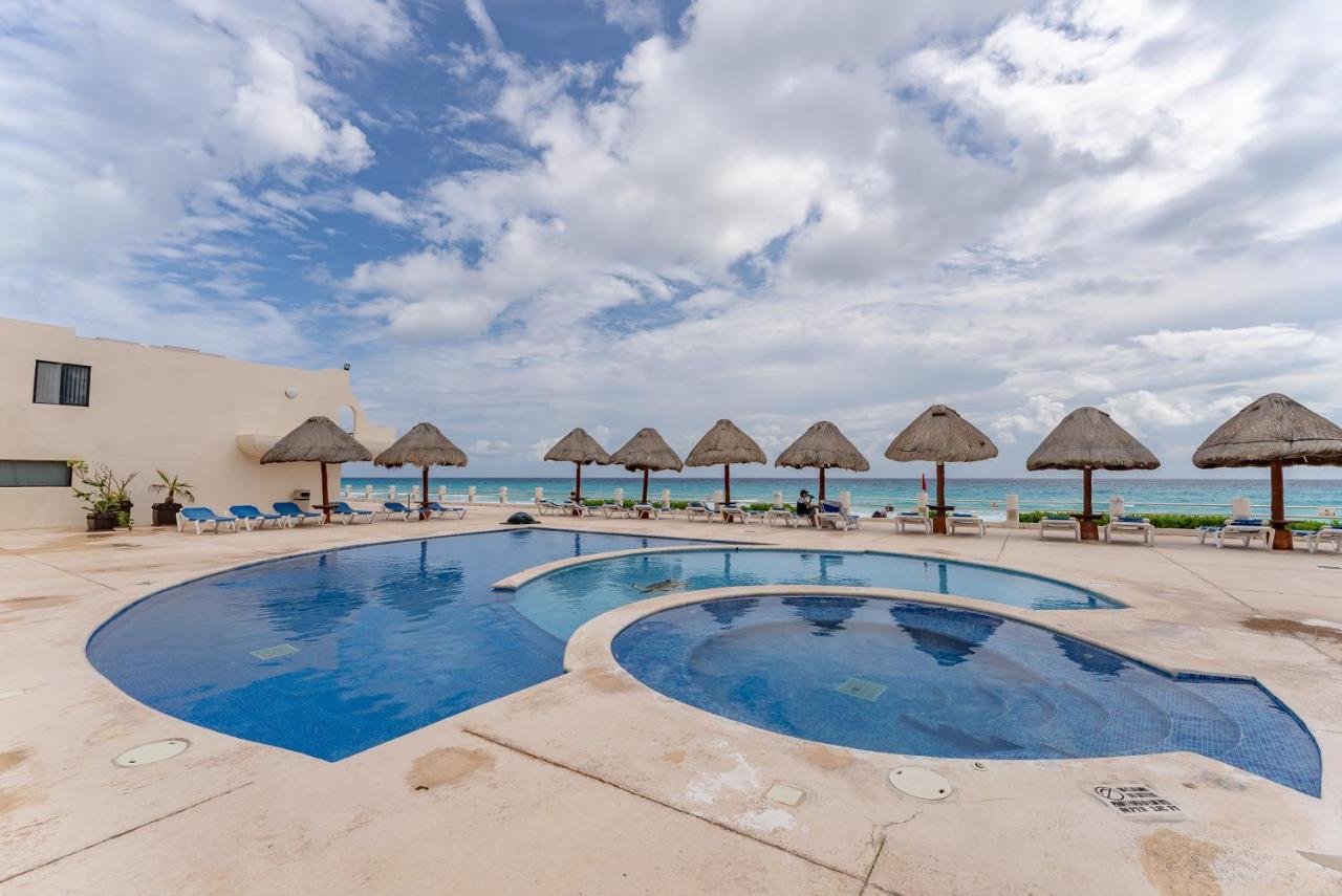 Amazing Caribbean Ocean View At Villas Marlin In Канкун Екстериор снимка