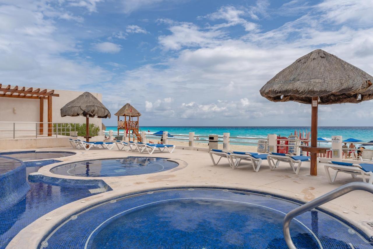 Amazing Caribbean Ocean View At Villas Marlin In Канкун Екстериор снимка