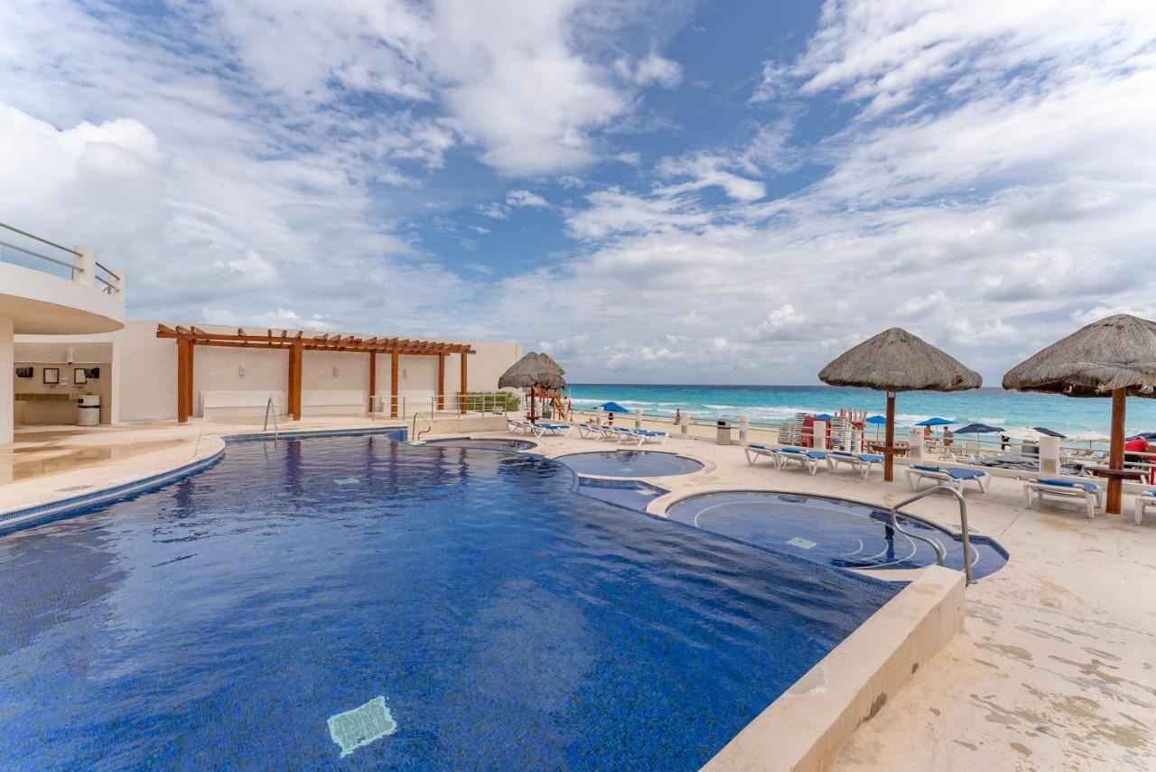 Amazing Caribbean Ocean View At Villas Marlin In Канкун Екстериор снимка