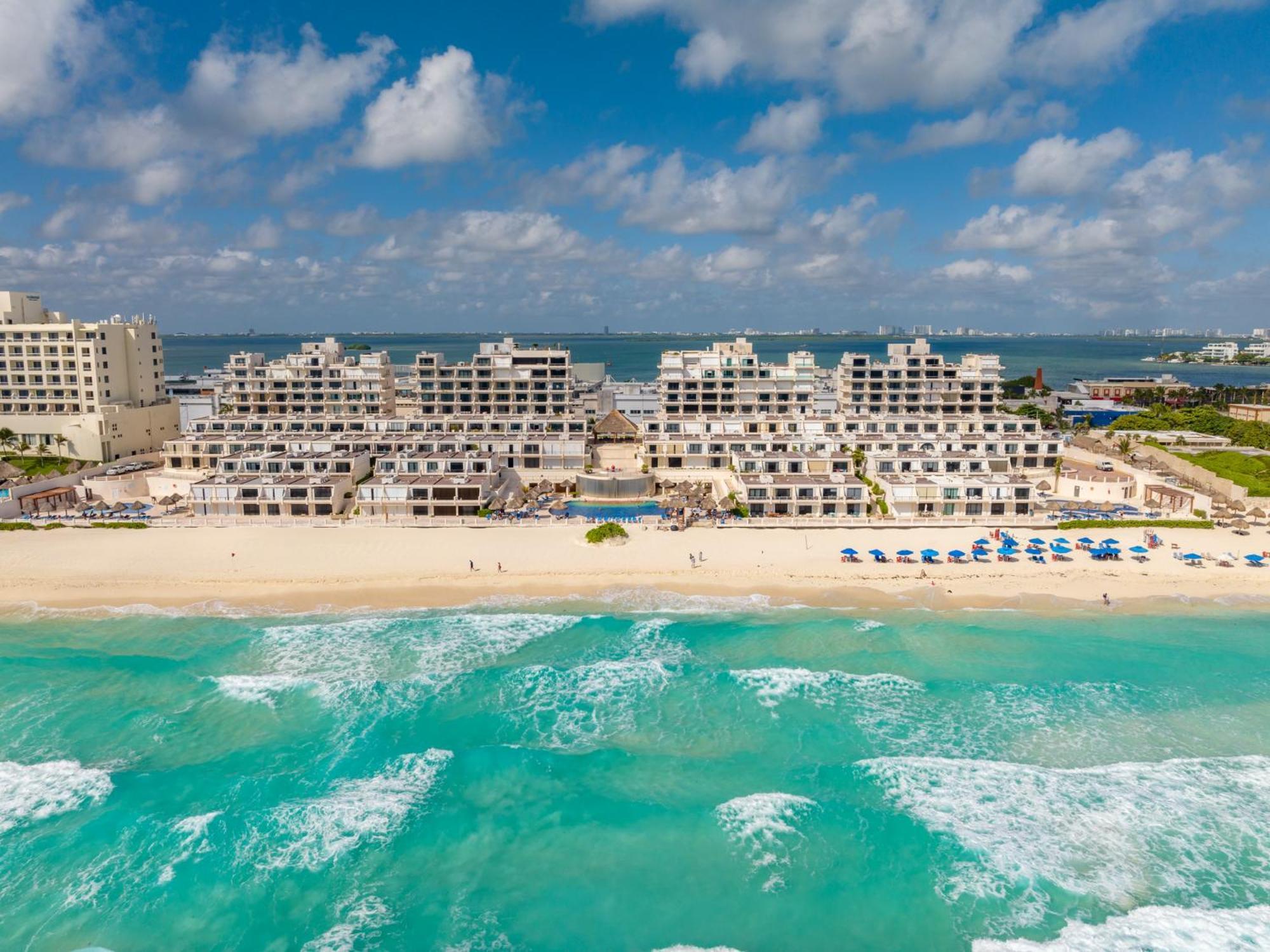 Amazing Caribbean Ocean View At Villas Marlin In Канкун Екстериор снимка